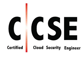 EC-Council Certified Cloud Security Engineer badge achieved after attending the CCSE Course and certification